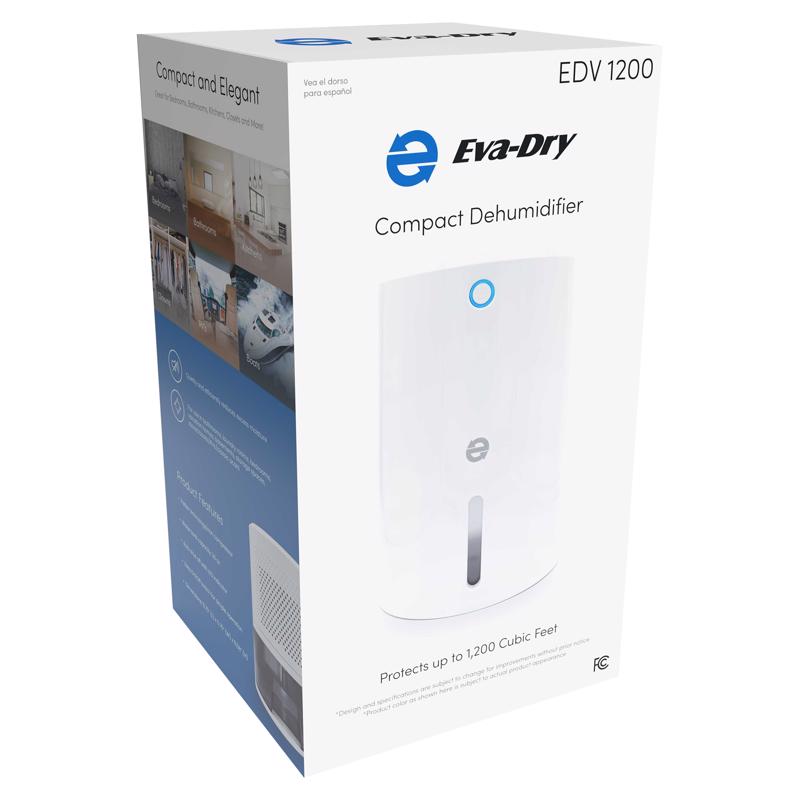 Mini Dehumidifier, Eva-Dry, Electronic, 1200 cu-ft - 1