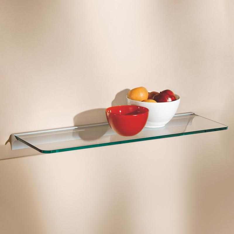 Shelf, Dolle, 7 lb, 1-Shelf, 24 in W, 8 in D, 5/16 in H, 8 mm Thick Material - 4