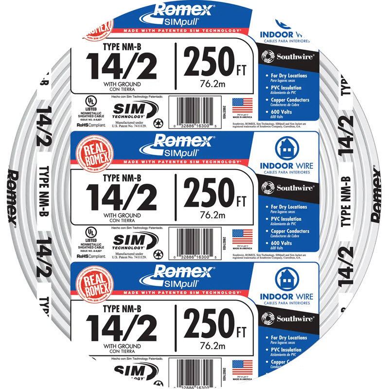 Romex 14/2NM-WGX250