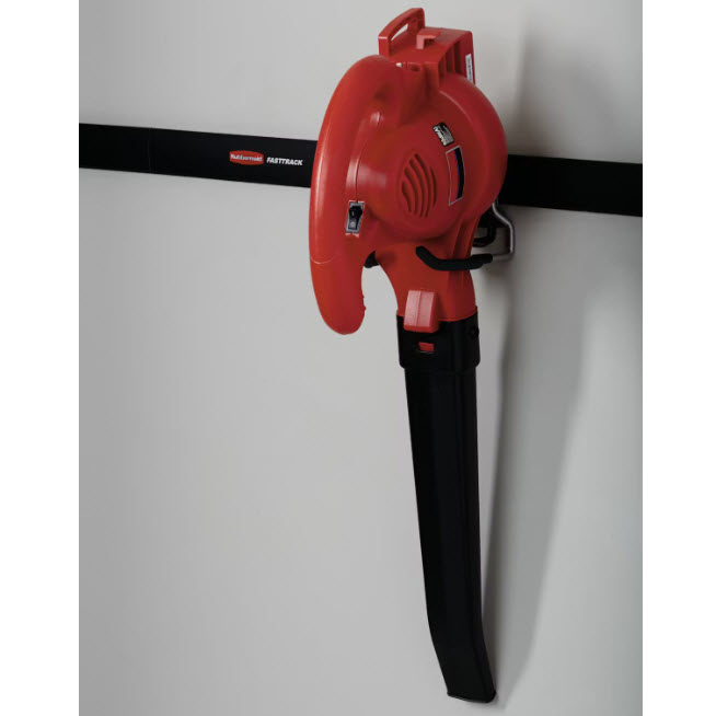 Power Tool Holder, Rubbermaid, FastTrack, 50 lb, Wall Mounting, Steel, Black, Powder-Coated - 2