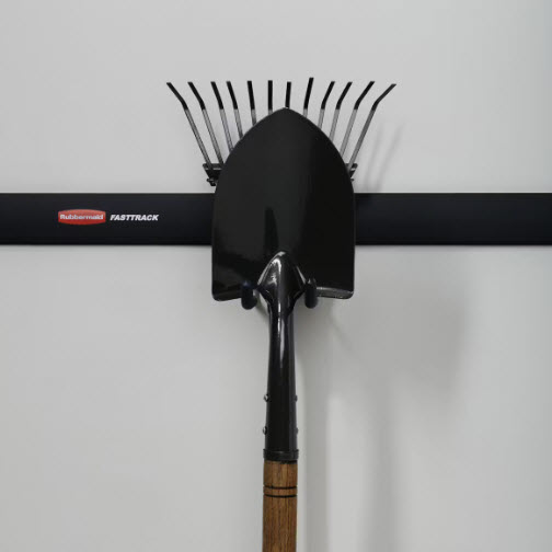 Multi-Purpose Hook, Rubbermaid, FastTrack, 50 lb, Wall Mounting, Steel, Powder-Coated - 2