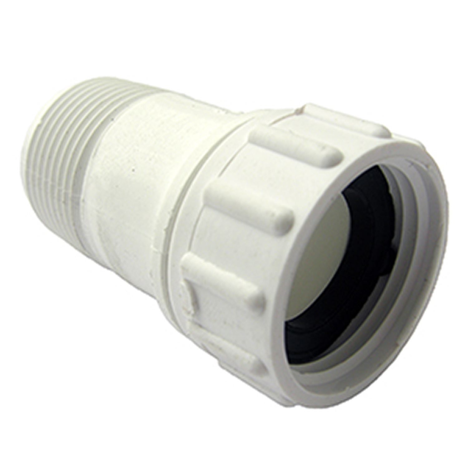 PVC Hose Adapter, Lasco, 3/4 in FHT x 3/4 in MIP - 1