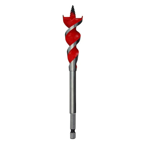Auger Drill Bit, Milwaukee, 3/4 in Dia, 6-1/2 in OAL, 1/4 in Dia Hex Shank, 1PK - 1