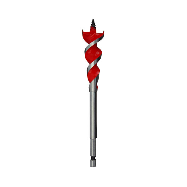 Auger Drill Bit, Milwaukee, 7/8 in Dia, 6-1/2 in OAL, 1/4 in Dia Hex Shank, 1PK - 1