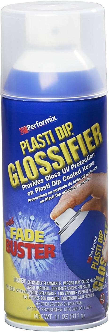 Glossifier Rubberized Spray Coating, Plasti Dip, Multi-Purpose, 11 oz, Can - 1