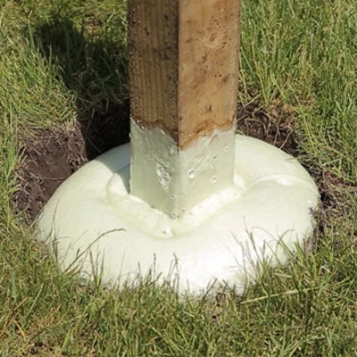 Fence Post Backfill, Chemque, holds the posts in 2 to 5 mins - 2
