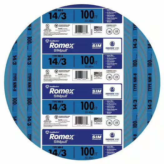 Romex&reg; 14/3NM-WGX100