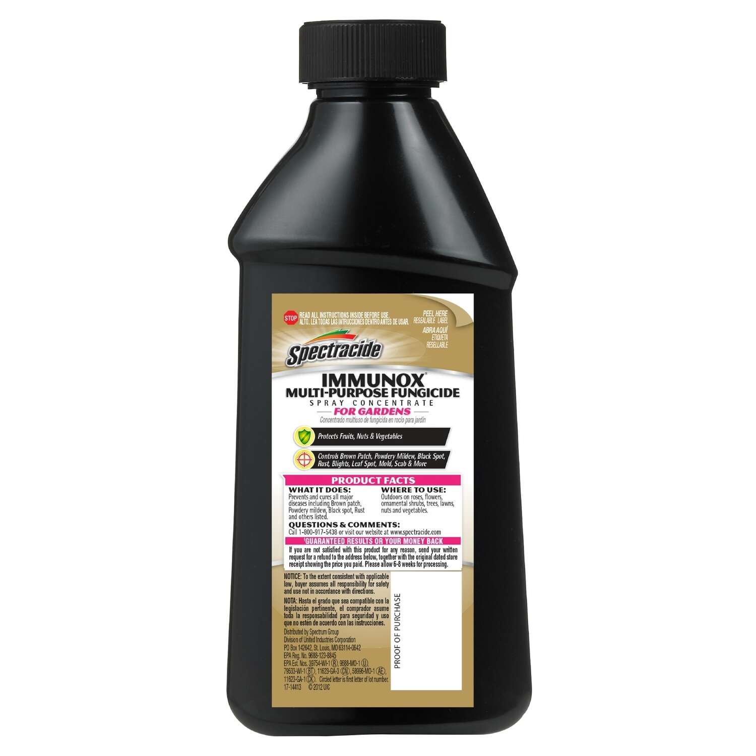 Garden Fungicide, Spectracide, Immunox Concentrated Liquid, 16 oz - 2