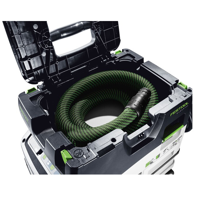 Corded HEPA Vacuum (CT), Festool, 4 gal, 1 in (27mm) Hose Dia., 10 A - 4