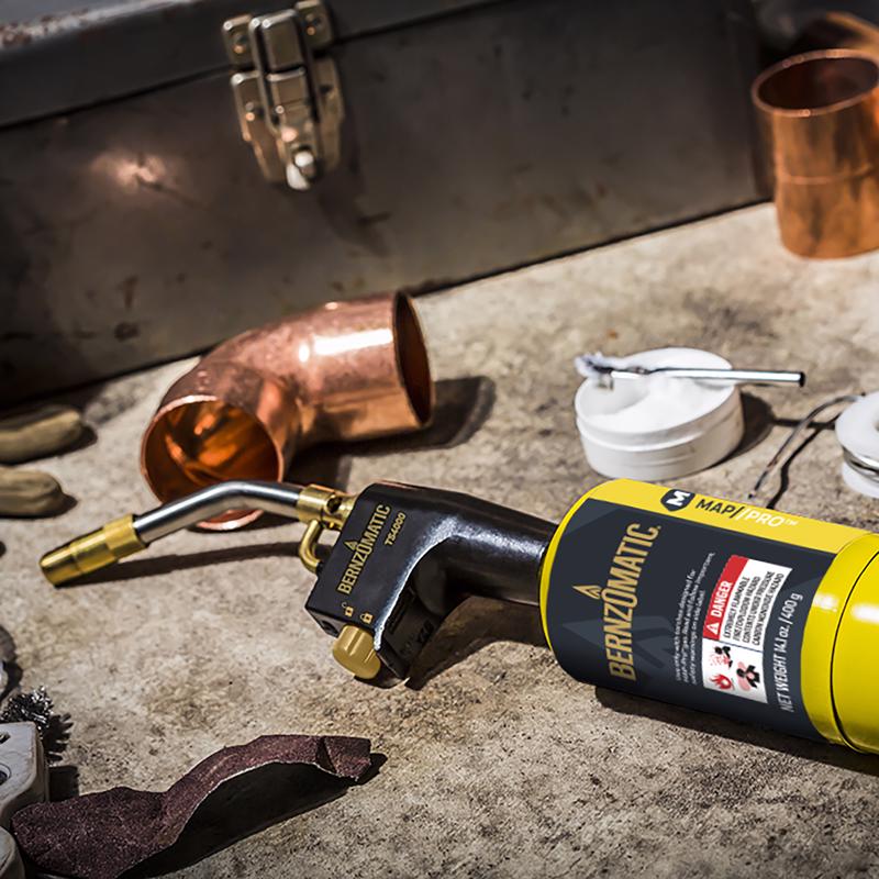 Torch Kit, Bernzomatic, MAP/Pro, Trigger Start Igniter, Aluminum - 3