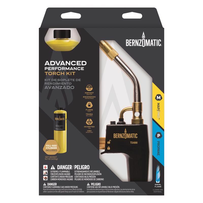 Torch Kit, Bernzomatic, MAP/Pro, Trigger Start Igniter, Aluminum - 5