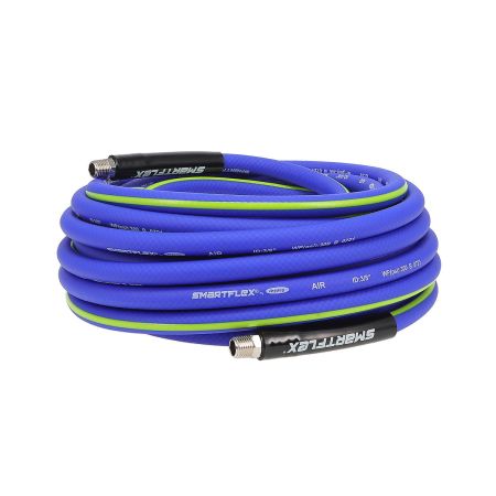 Legacy Smartflex Air Hose, Flexzilla, Hybrid Polymer, 3/8 in x 50 ft L, Fittings: 1/4 in MNPT - 2
