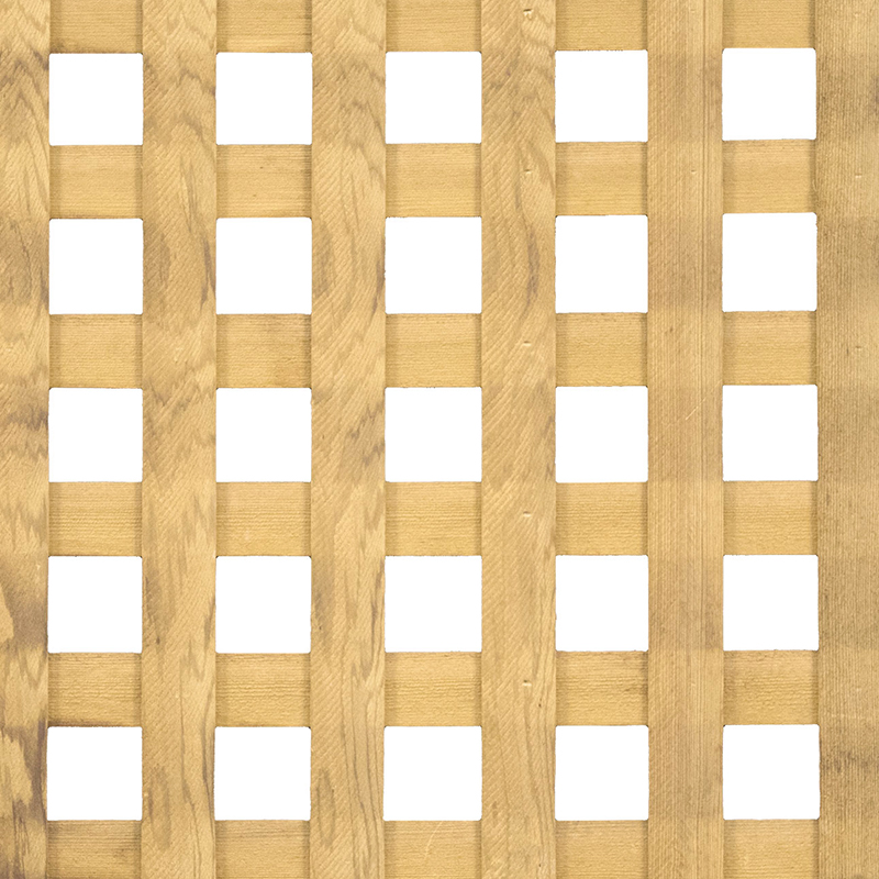 4 Ft W x 8 ft L, Garden Cedar Lattice Panel, Real Wood Products Co. Inc., Heavy-Duty, Square - 2