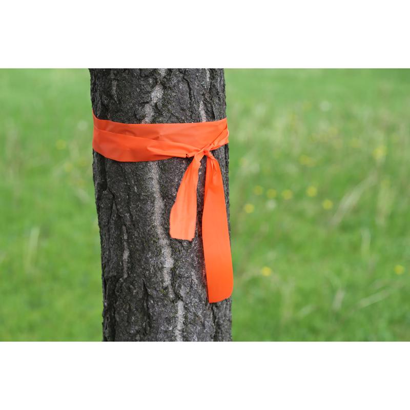 Flagging Tape, Ch Hanson, Fluorescent Orange, PVC - 2