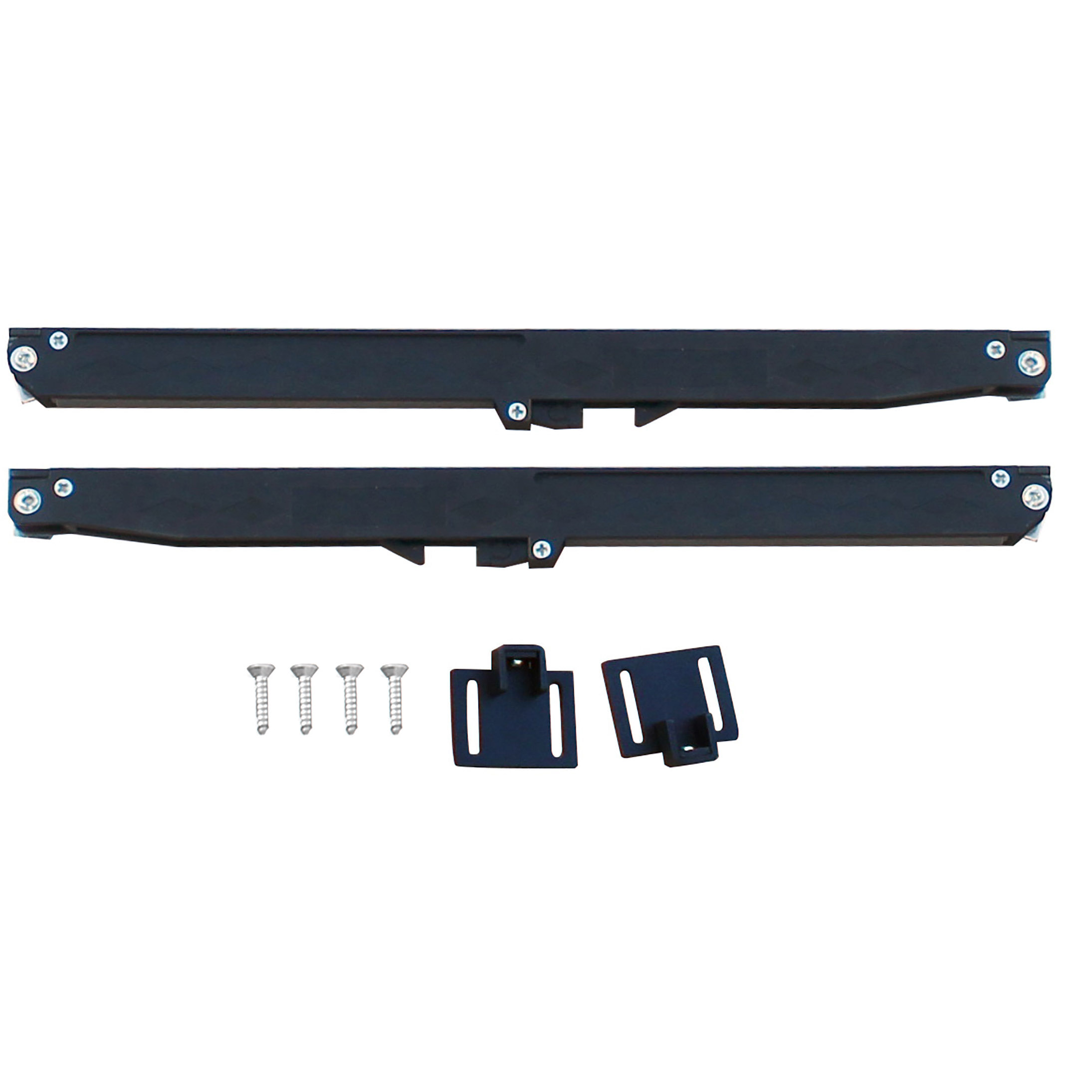 Barn Door Soft Closer Pair, Pacific Crest Building Product, Black - 1