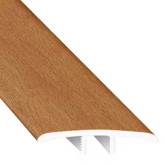 Floors Paramount, Shaw, Plus Pro, T-Mold, 72 in L, 1 3/4 in W, Vinyl, Smoky Oak - 1