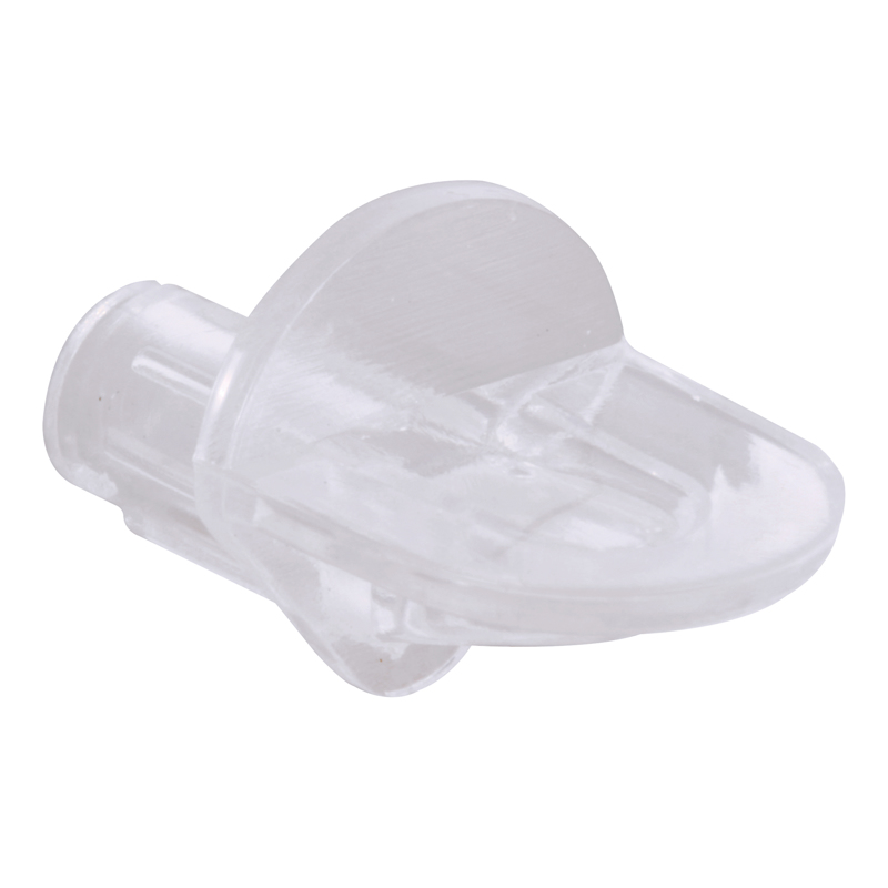 Shelf Support Peg, Slide-Co, Plastic, Clear, 12PK - 1