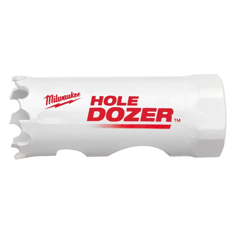 Bi-Metal Hole Saw, Milwaukee, 7/8 in, Hole Dozer - 1
