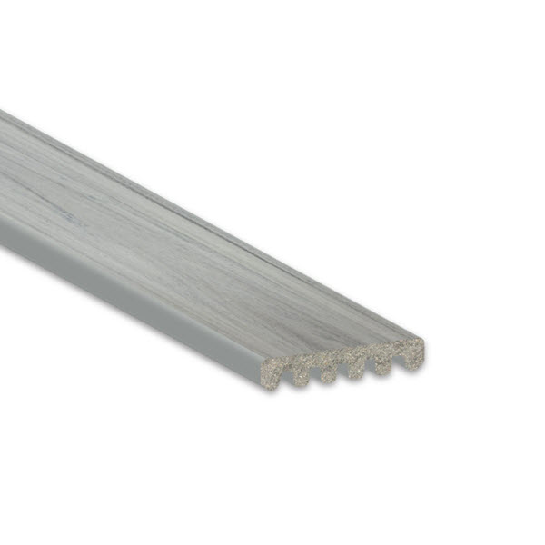 Composite Decking Board, Trex, 1 in X 6 in x 16ft, Enhance Naturals, Square Edge, Foggy Wharf - 2