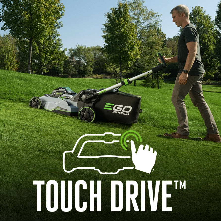 Cordless Mower Kit, EGO, Self Propelled, 7.5 Ah, 56 V, Lithium-Ion, 21 in W Cutting, 2-Blade - 2