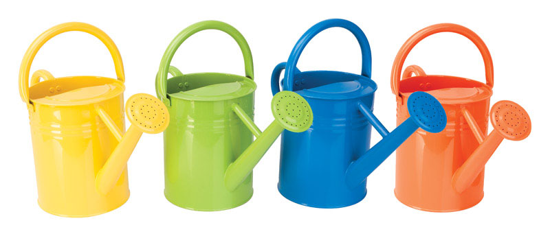 Watering Can metal enameled coated, Panacea, 2 gal. Assorted colors. - 1