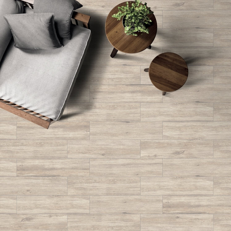 Larchmont Porcelain Tile, Emser Tile, 24 in L x 6 in W, Pressed Edge, Canton - 2