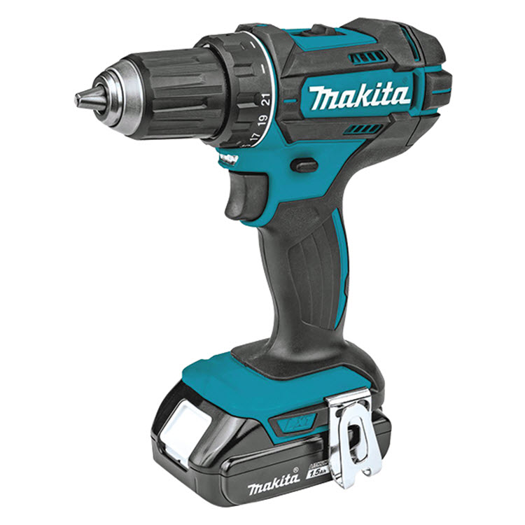 Combination Tool Kit, Makita, Battery Included, 1.5 Ah, 18 V, Lithium-Ion - 2