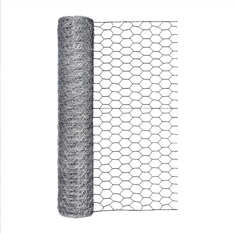 Poultry Netting, Grip-Rite, 24 in H x 50 ft L, 1 in Hexagon Mesh, 20 Gauge Galvanized - 3