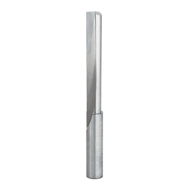 Router Bit, Freud, Double Flute Bit, 1/4 in Dia Cutter, 1/4 in Dia Shank, 1PK - 1