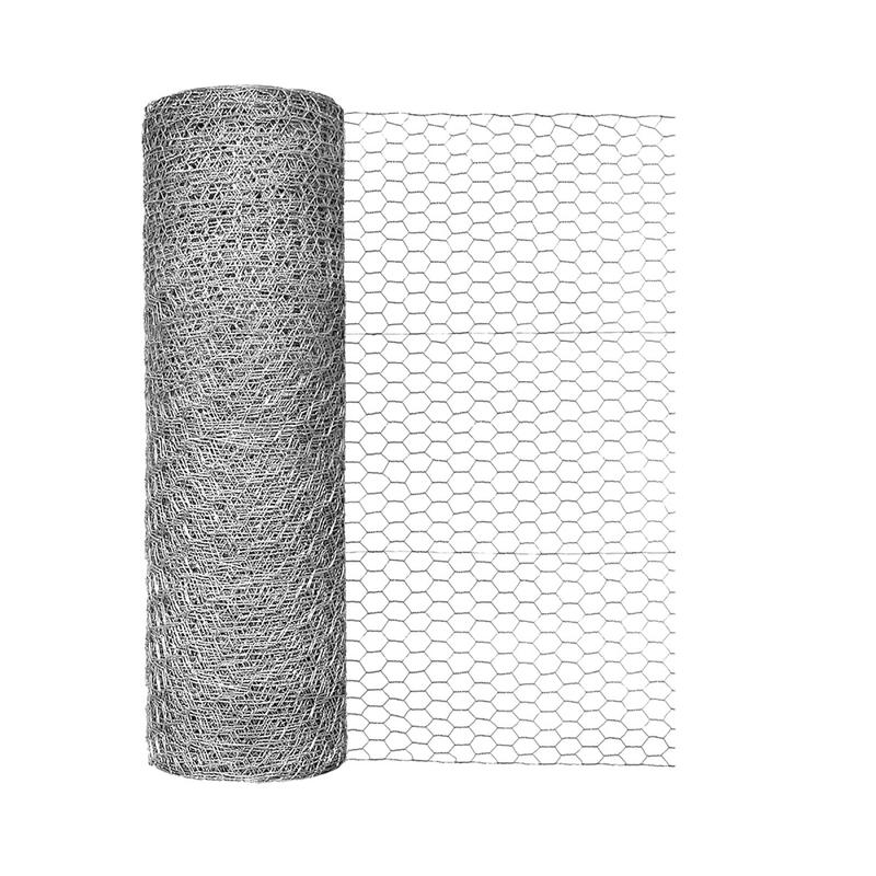 Poultry Netting, Grip-Rite, 24 in H x 150 ft L, 1 in Hexagon Mesh, 20 Gauge Galvanized - 2