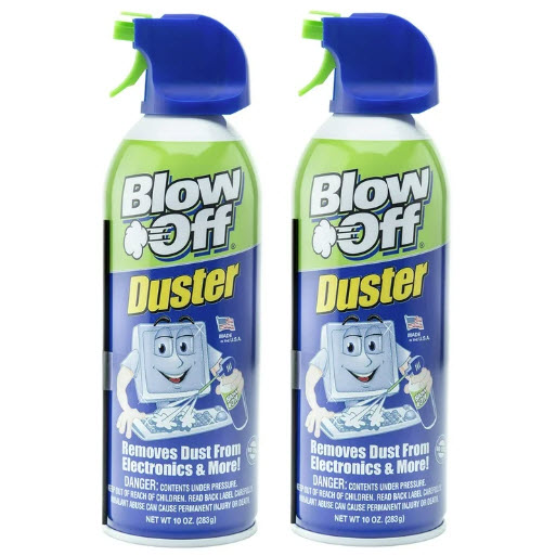 Electronics Duster, Dust Off, 10 oz, Can, 2 pk - 1
