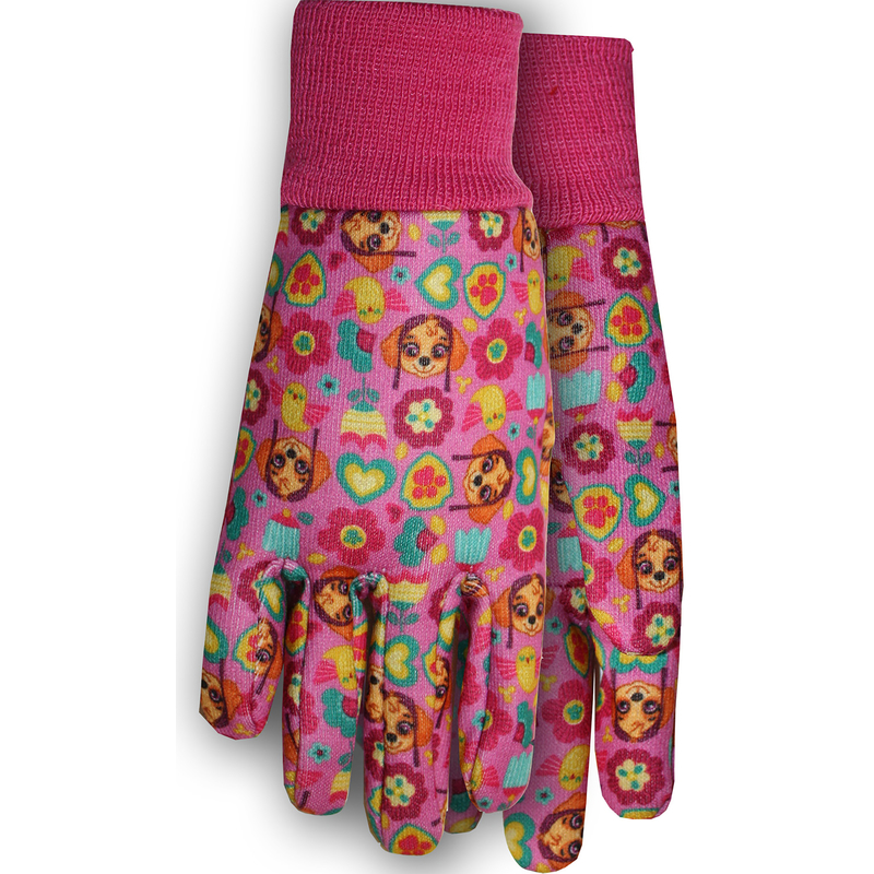 Kid's Gloves, Midwest Gloves & Gear, Elastic Cuff, Polyester, Pink - 1
