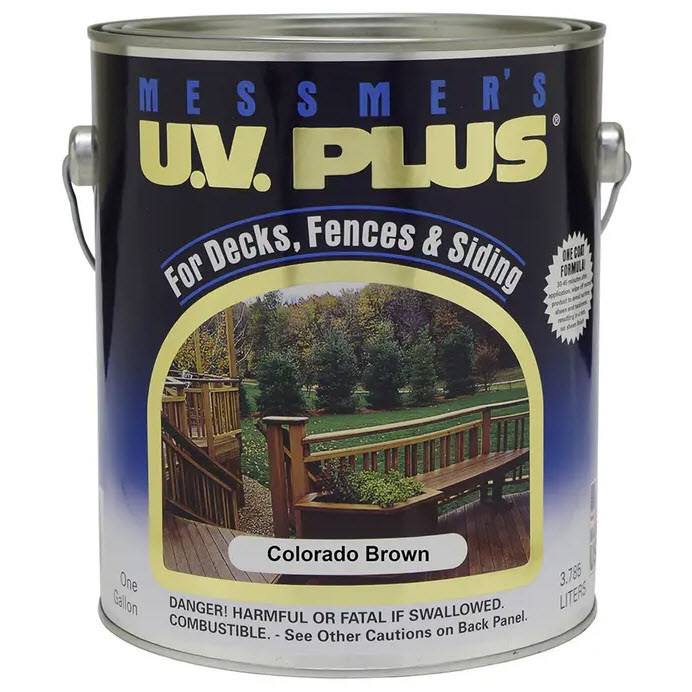 UV Plus Wood Finish, Messmer's, Colorado Brown, 1 gal - 1