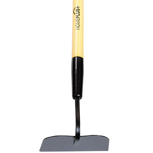 Garden Hoe, Home Plus, Carbon Steel Blade, Pine Wood Handle, 48 in L - 1