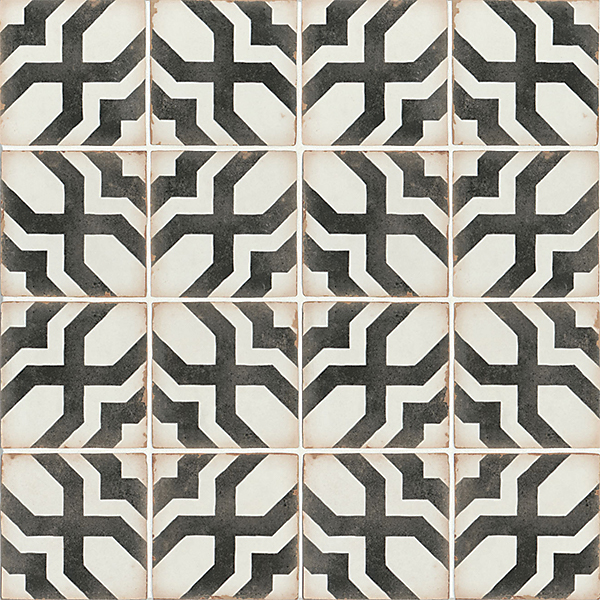 Casablanca Matte Ceramic Tile, Bedrosians Tile & Stone, 5 in Wx 5 in L, Farissi - 2