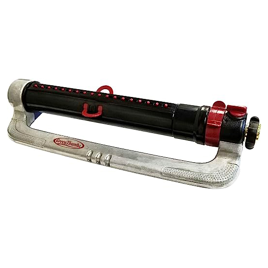 Green Thumb Heavy-Duty Metal Oscillating Sprinkler, Green Thumb Innovations, 3900 sq-ft - 1