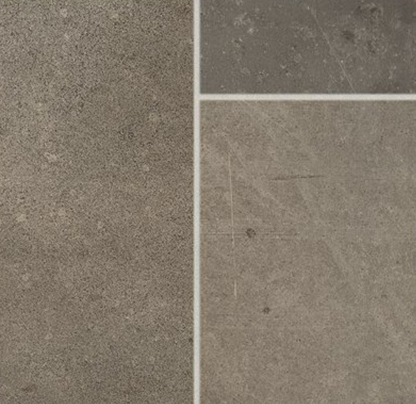Luxury Vinyl Flooring, Mohawk Fieldcrest, 12 ft W x Cut to Length, Stucco Gray - 1