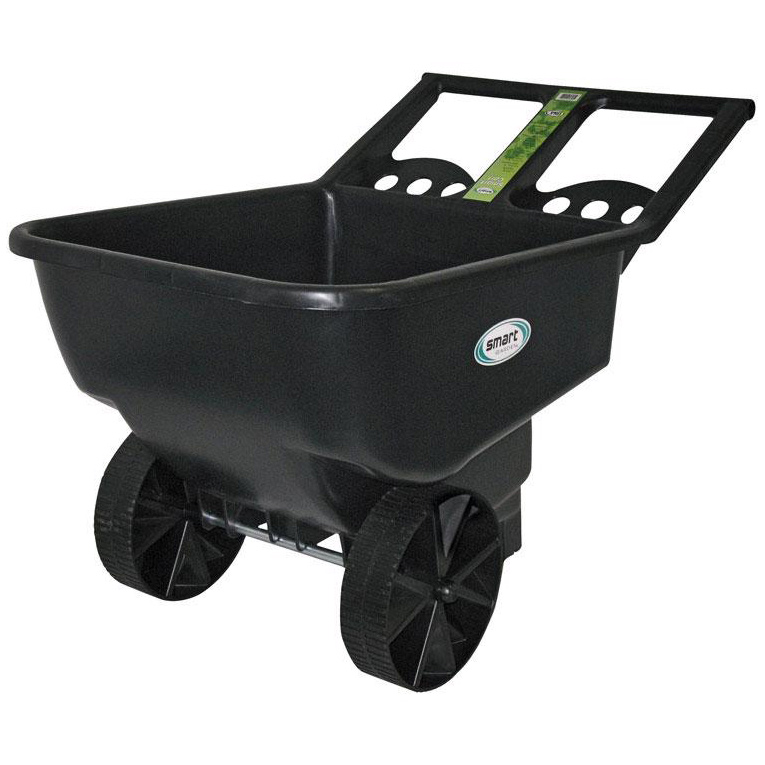 Garden Cart, Smart Living, 4-1/2 cu ft Capacity, Poly Tub, 10 in Wheels, Impact Modified Tires - 1