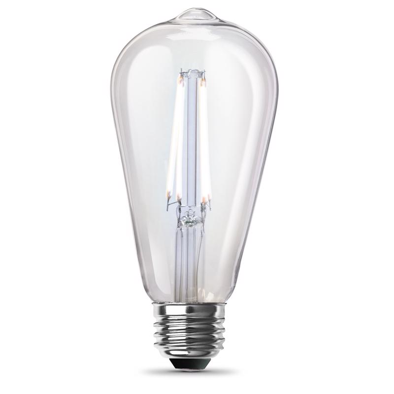 Feit 2-Pack LED Bulbs, Feit Electric Co., Vintage, E26, 800 Lumens - 3