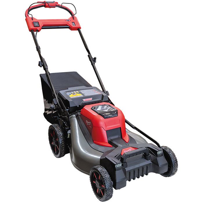 Cordless Lawn Mower Kit, Milwaukee, (2) 12 Ah, Lithium-Ion, 21 in W Cutting - 1