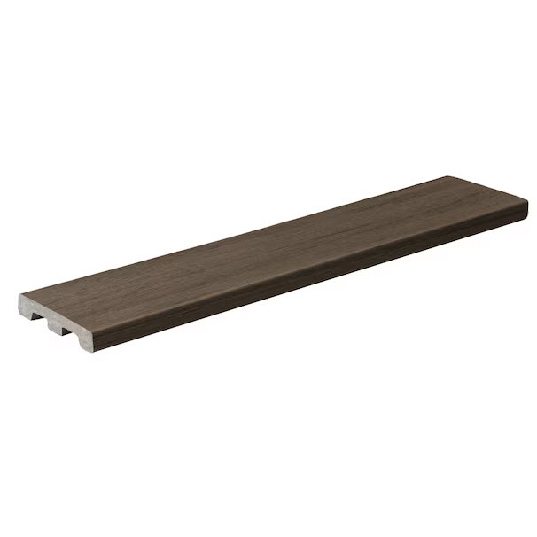 Composite Decking Board, Timbertech, 1 in x 6 in x 16 ft, Edge Prime Plus, Square Edge, Dark Cocoa - 2