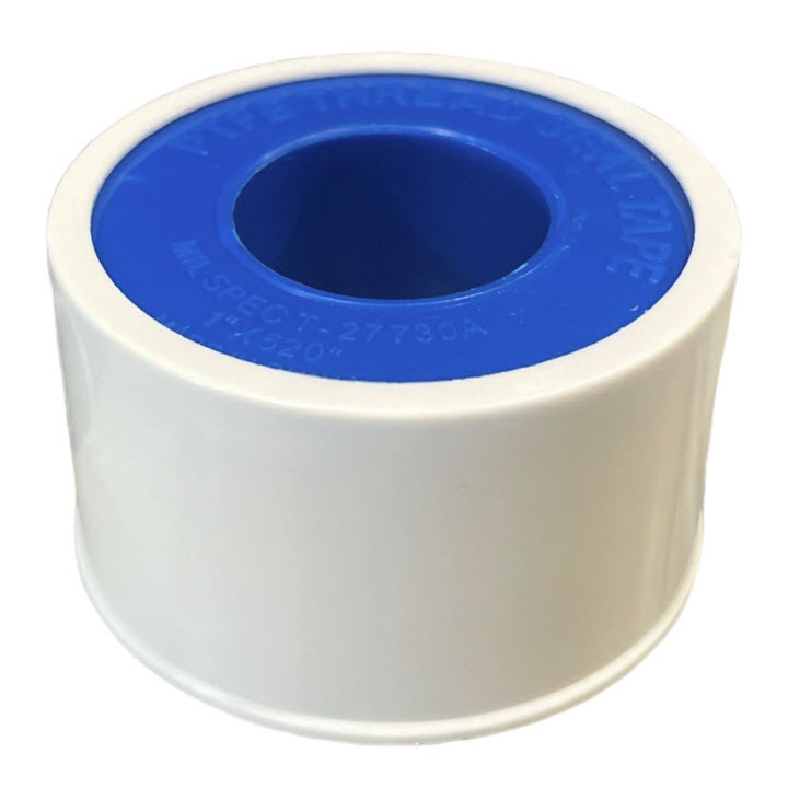 AA Teflon Thread Seal Tape Thread Seal Tape, AA Thread Seal Tape, 520 in L, 1 in W, PTFE, Blue - 1