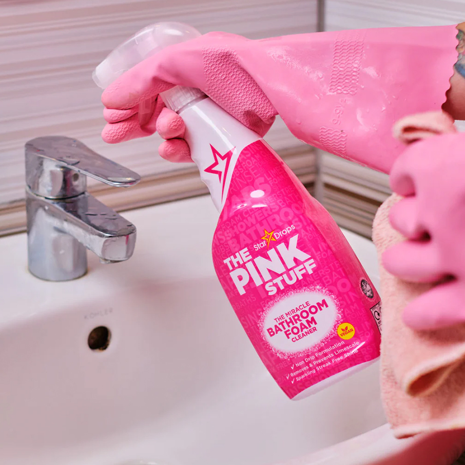 Stardrops The Pink Stuff Fruity Scent Bathroom Cleaner Foam, Galaxy Distribution Llc, 25.4 oz - 2