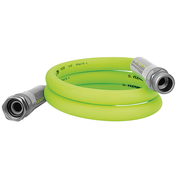 Garden Hose, Flexzilla, 5/8 in D, 5 ft L, GHT, Polymer, Green - 1