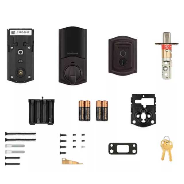 Halo Touch Smart Lock, Kwikset, Traditional, Fingerprint, Wi-Fi Enabled, Bronze - 3