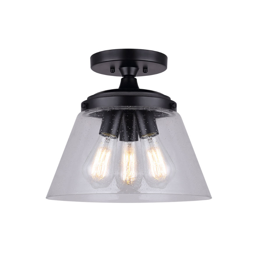 Declan Pendant Light, Canarm, 3-Light, Matte Black - 2