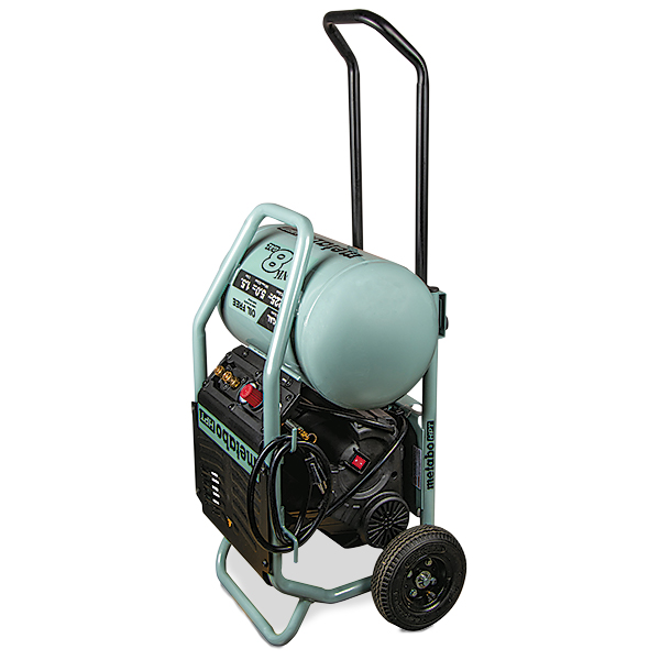 The TANK Trolley Air Compressor, Metabo, 8 Gallon Portable Electric, 225 PSI Max, 5 CFM @ 90 PSI - 1
