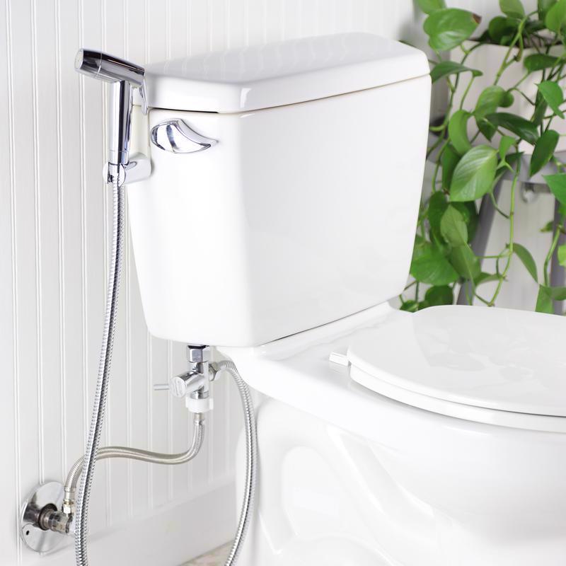 Cleanspa Universal Hand Held Bidet, Brondell, 5 in, Silver - 2
