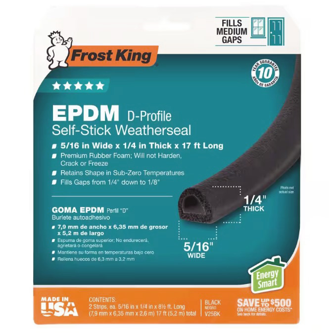 Frost King V25BK