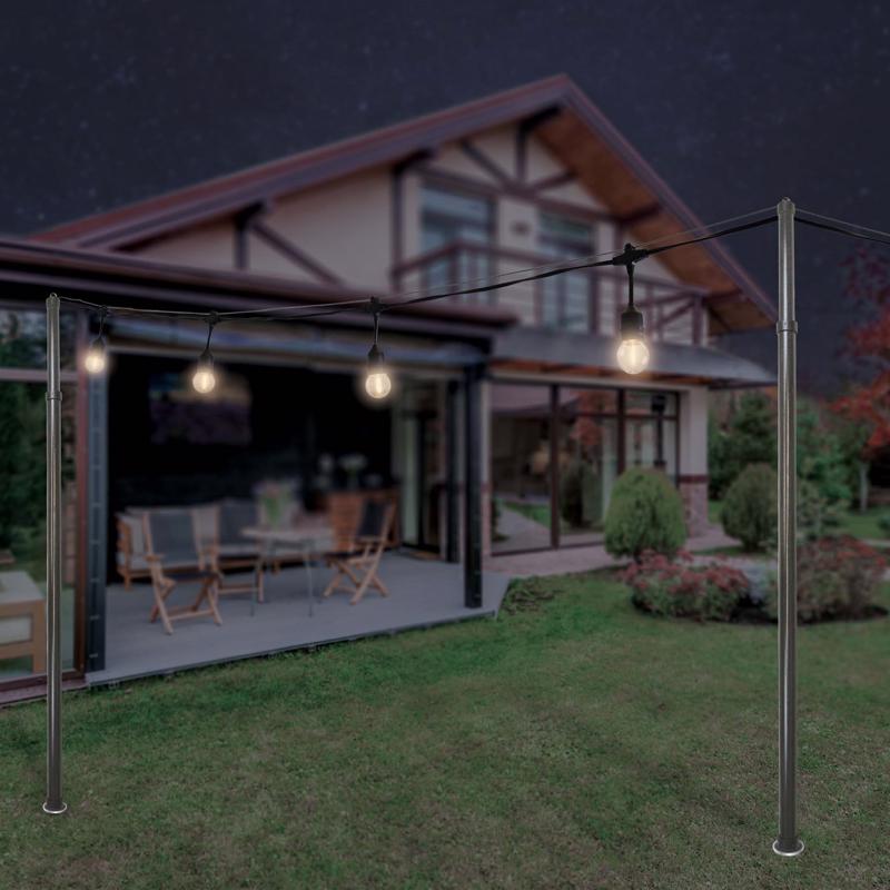 Light Pole Kit, Adjustable, Auger Included - 2